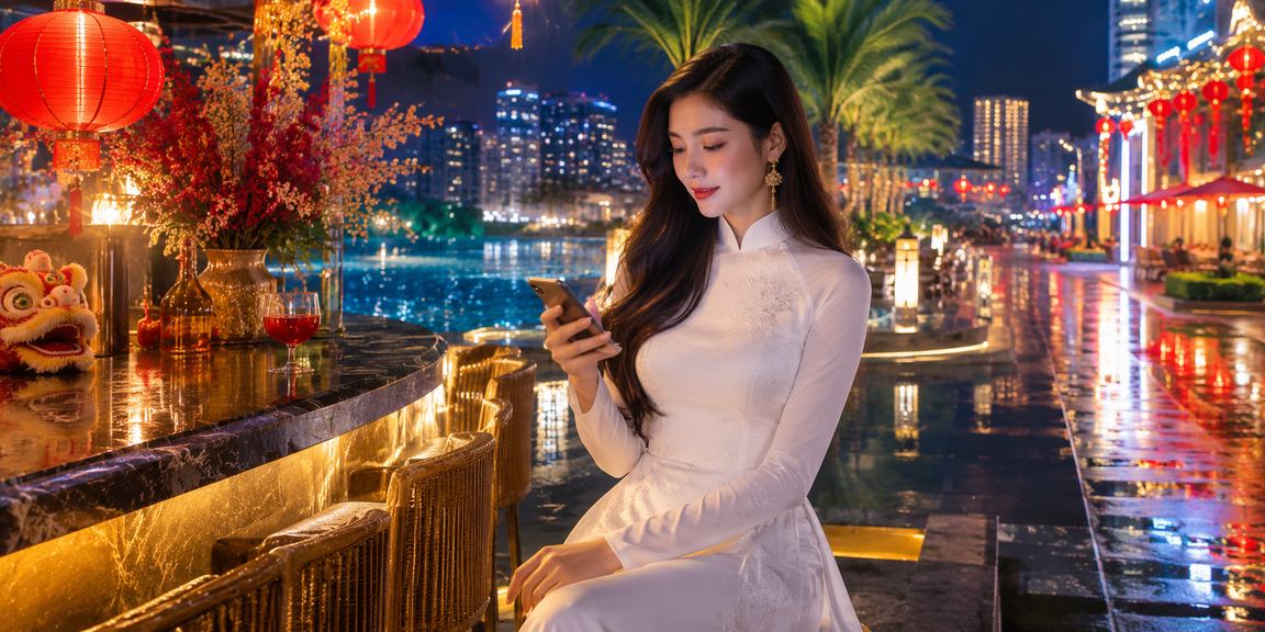 Người chơi Việt Nam đọc thông tin phân tích kèo bóng đá trước trận trên máy tính bảng